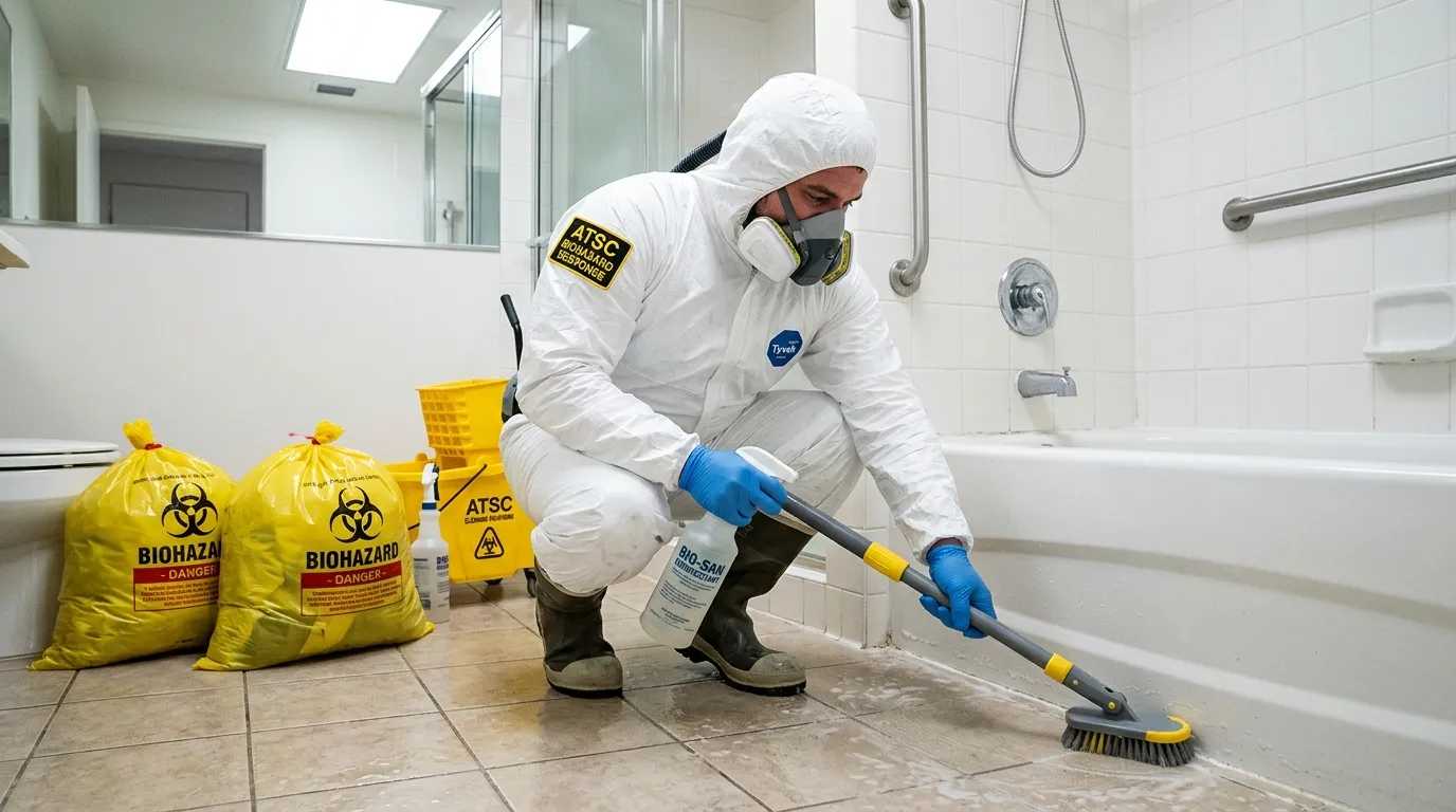 Decontamination equipment deployed for Blood Cleanup in Groton